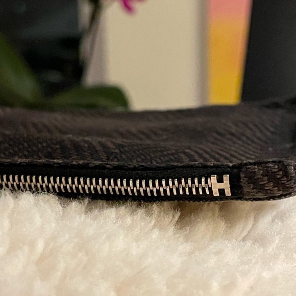 Hermes Cotton Canvas Flat Pouch/Case Zippered Bag - Picture 6 of 13